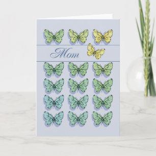 Carte Fête des mères Papillon volant
