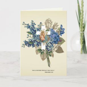 Carte Fête des mères religieuses Bienheureuse Vierge Mar