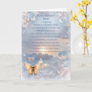 Carte Fête des Mères Sympathie en souvenir de Maman