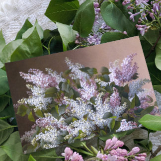 Carte Fête des Mères Vintage Lilacs