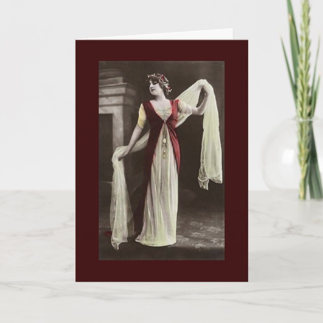 Carte Fête des mères vintages (Devant)