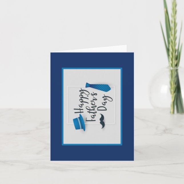 carte fête des pères (Devant)