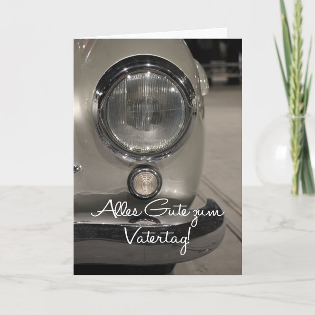 Carte Fête des pères allemande (Devant)