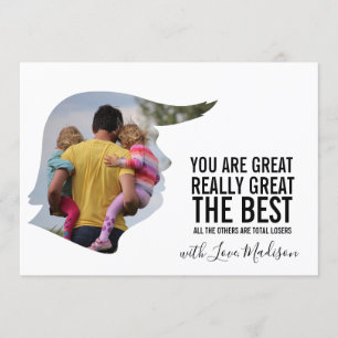 Carte Fête des pères amusante