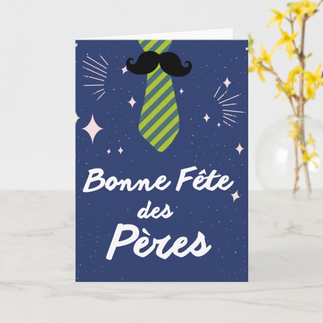 Carte Fête des Pères Bonne Fete Des Peres (Fleur jaune)
