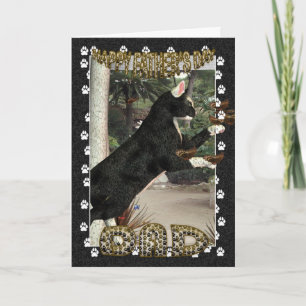 Carte Fête des pères Card Moonys Cool Chats Collection