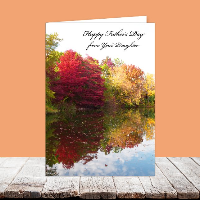 Carte fête des pères de la fille (Créateur téléchargé)