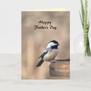 Carte Fête des pères de poulet