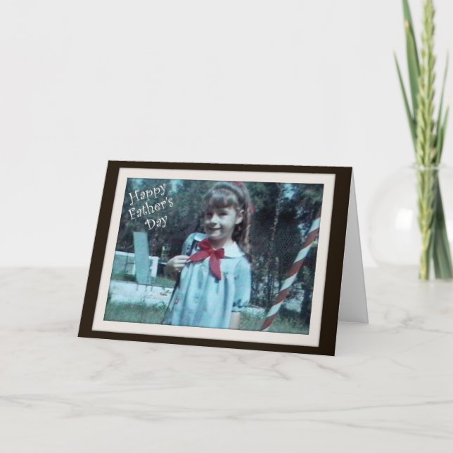 Carte Fête des pères - De Votre Fille (Devant)