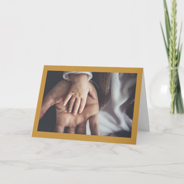 Carte Fête des pères des mains (Devant)