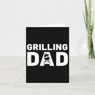 Carte Fête des pères drôle Griller papa Bbq Lover Fier p