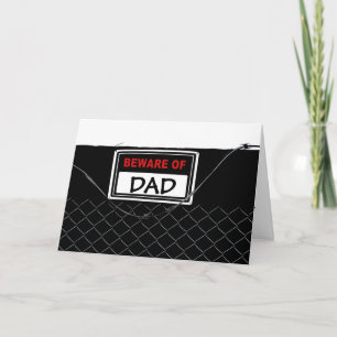Carte Fête des Pères drôle mignonne personnalisable uniq