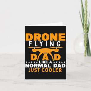 Carte Fête des pères drone volant papa comme un papa nor