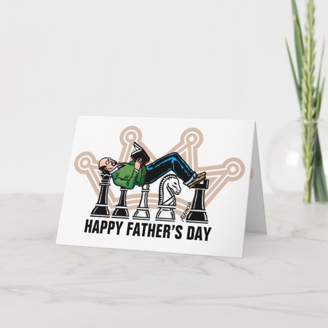 Carte Fête des pères du grand-père de père (Devant)