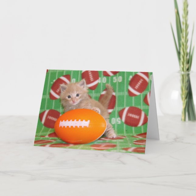 Carte fête des pères d'un chat Cool à un autre (Devant)