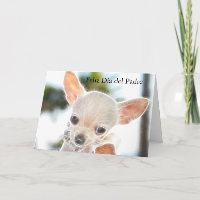 Carte fête des pères en espagnol (Devant)