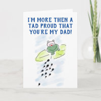 Fête des pères Fils Fille Têtard Grenouille Mignon