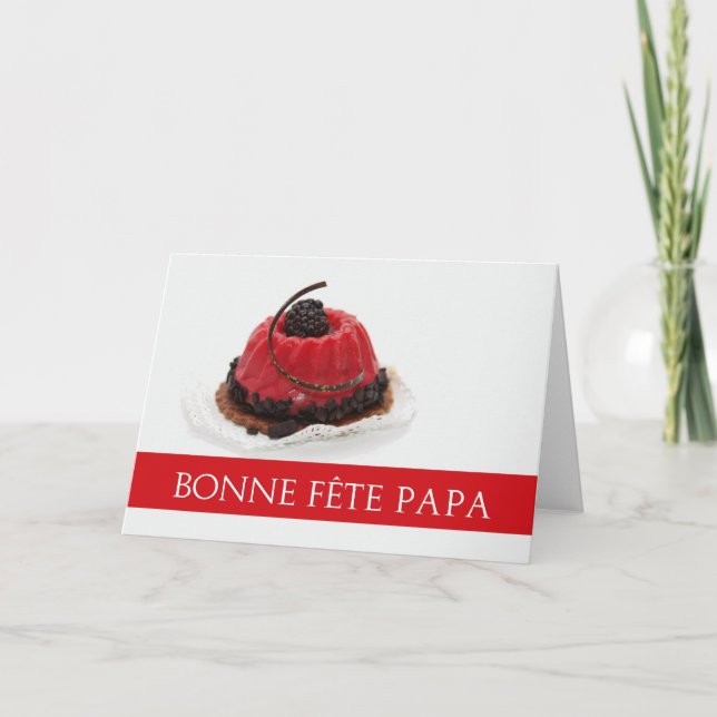 Carte Fête des pères française (Devant)