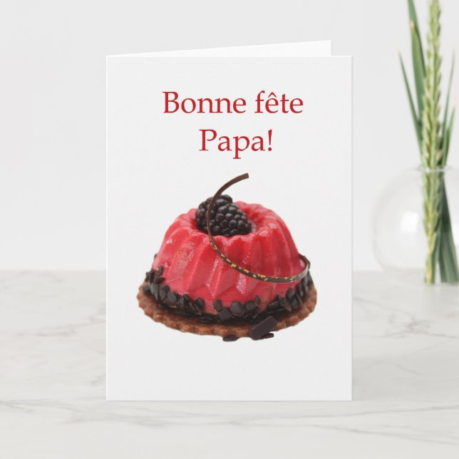 Carte Fête des pères française (Devant)