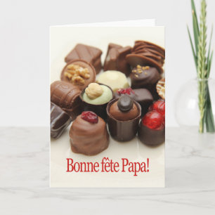 Carte Fête des pères française heureuse