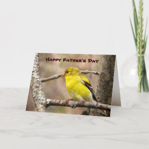 Carte Fête des pères Goldfinch