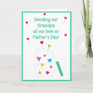 Carte Fête des pères heureuse - grand-papa