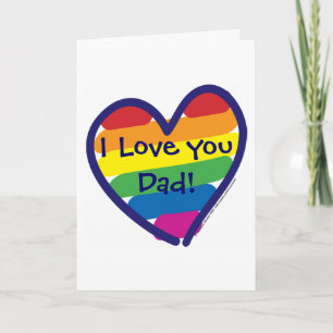 Carte Fête des pères Je T'Aime Papa