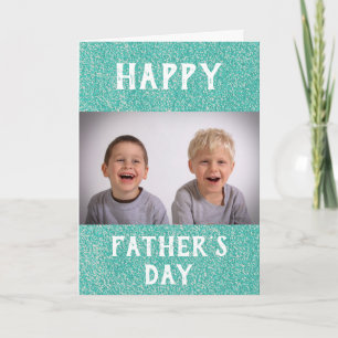 Carte Fête des pères Meilleur papa Jamais Enfants Photo