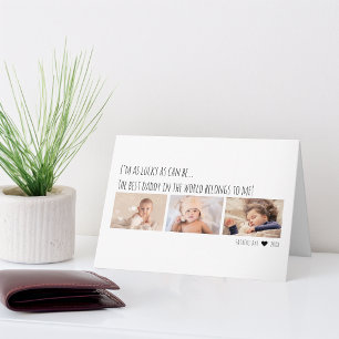 Carte Fête des Pères Meilleur Papa M'appartient 3 Photos