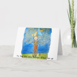 Carte Fête des pères mignonne