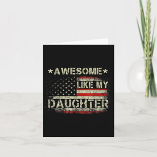 Carte Fête des pères Papa Drôle Awesome Comme Ma Fille F