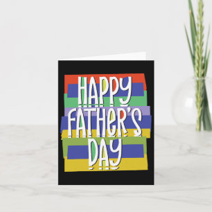 Carte Fête des Pères Papa pour Papa Fils Fille Tout-Peti