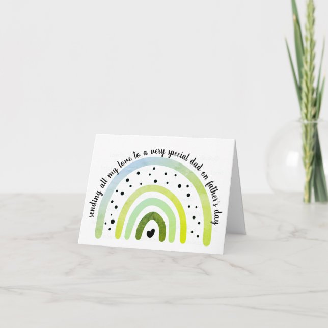 Carte fête des pères - Père spécial (Devant)