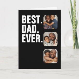 Carte Fête des pères personnalisée cadeau photo meilleur