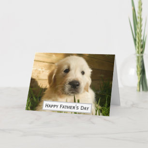 Carte Fête des Pères Photo du meilleur chien Papa Noël