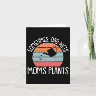 Carte Fête des pères Plante humide Jardinage Papa-dy Pap