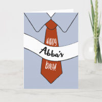 Carte fête des pères pour Abba