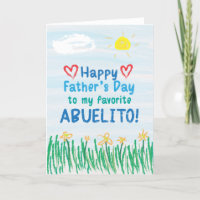 Carte fête des pères pour Abuelito