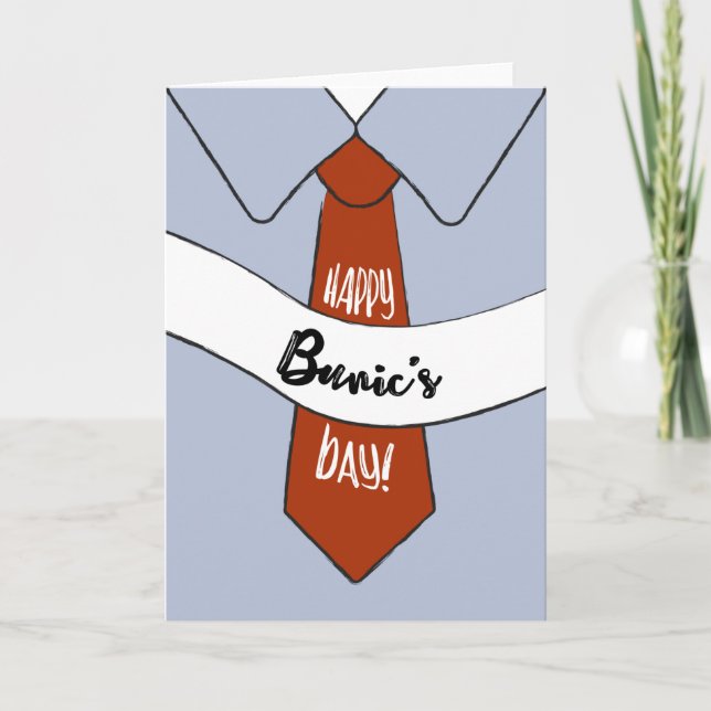 Carte fête des pères pour Bunic (Devant)