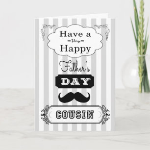 Carte fête des pères pour Cousin