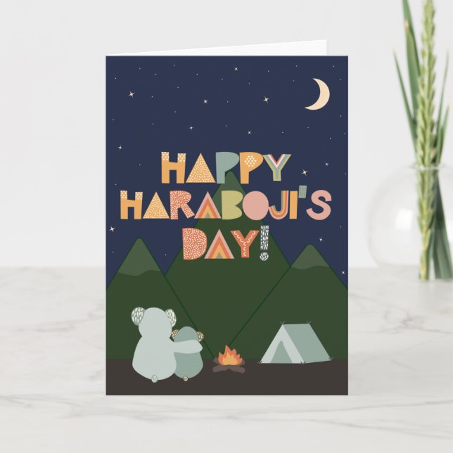 Carte fête des pères pour Haraboji (Devant)