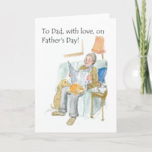Carte fête des pères pour papa