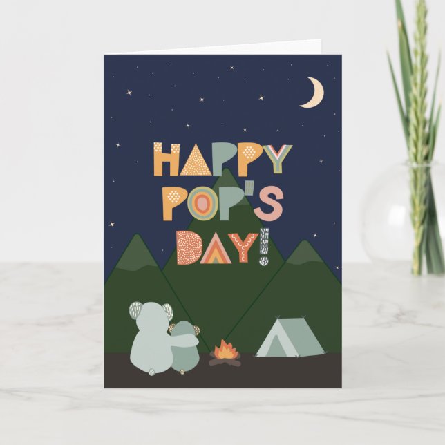 Carte fête des pères pour Pop (Devant)