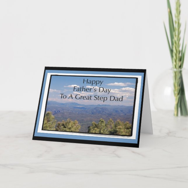 Carte fête des pères pour Step Papa (Devant)