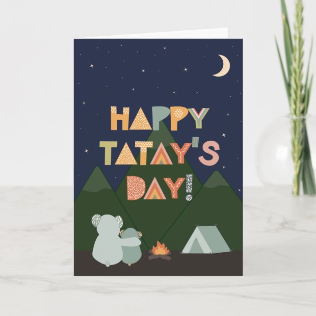 Carte fête des pères pour Tatay (Devant)