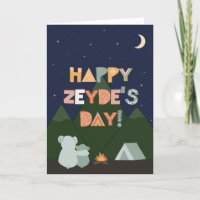 Carte fête des pères pour Zeyde
