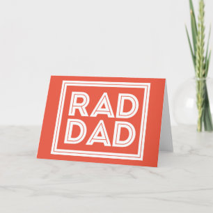 Carte Fête des pères - Rad Dad