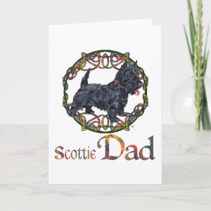 Carte Fête des Pères Scottish Terrier