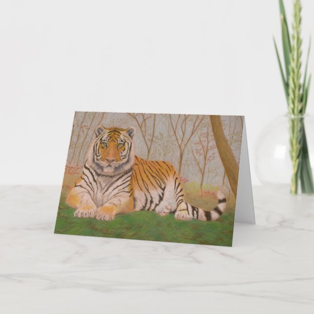 Carte Fête des pères Tiger (Devant)