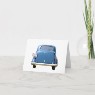 Carte - Fête des pères Vintage bleue Chevy